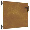 vidaXL corten ac&eacute;l kerti kapu 85 x 75 cm