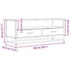 vidaXL sz&uuml;rke sonoma sz&iacute;nű szerelt fa &eacute;s f&eacute;m TV-szekr&eacute;ny 100x34,5x40cm