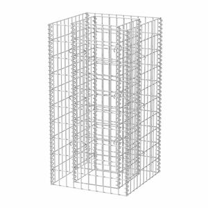 vidaXL ac&eacute;l gabion magas&aacute;gy&aacute;s 50 x 50 x 100 cm