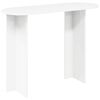 vidaXL Konzolasztal t&aacute;rol&oacute;val Feh&eacute;r 100 x 39,5 x 75 cm Szerelt Fa