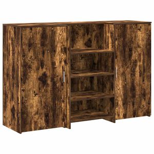 vidaXL recepci&oacute;s pult f&uuml;st&ouml;s t&ouml;lgy 155x50x103,5 cm szerelt fa