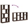 vidaXL barna t&ouml;lgy sz&iacute;nű szerelt fa k&ouml;nyvespolc 60 x 20 x 120,5 cm