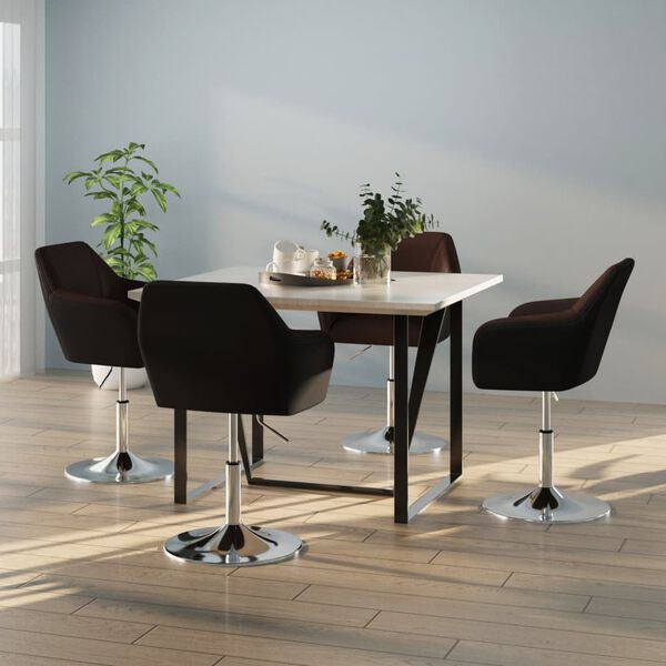 vidaXL 4 db barna műbőr &eacute;tkezősz&eacute;k