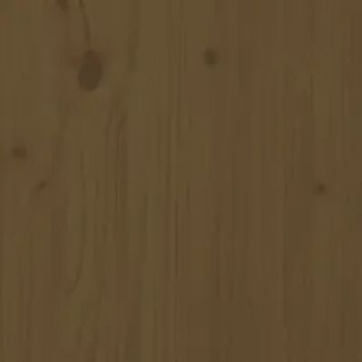 vidaXL mézbarna tömör fa ágykeret 100 x 200 cm