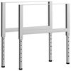 vidaXL 2 db sz&uuml;rke &aacute;ll&iacute;that&oacute; f&eacute;m munkapadv&aacute;z 85 x (69-95,5) cm