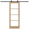 vidaXL Csúszó ajtó ORKDAL Természetes 78 x 202 cm