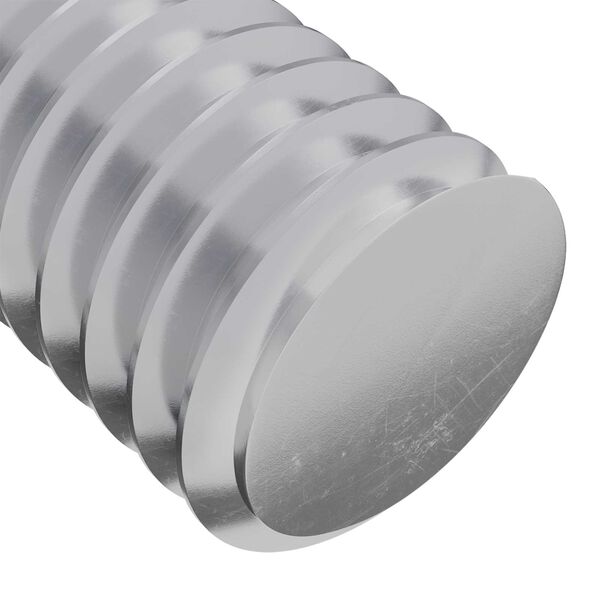 vidaXL Csavar 2 pcs Ez&uuml;st 8 x 25 mm Ac&eacute;l