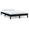 vidaXL fekete t&ouml;m&ouml;r fenyőfa &aacute;gykeret 200 x 200 cm