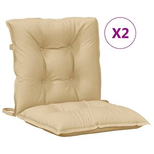 vidaXL 2db melange b&eacute;zs sz&ouml;vet alacsony h&aacute;tt&aacute;ml&aacute;s sz&eacute;kp&aacute;rna 100x50x7cm