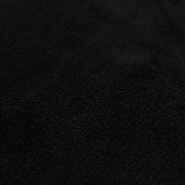 vidaXL 4 db fekete sz&ouml;vet p&aacute;rnahuzat 50 x 50 cm