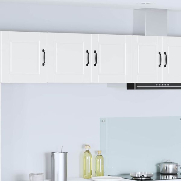 vidaXL Konyhaszekr&eacute;ny polcokkal ajt&oacute;val Feh&eacute;r 80 x 31 x 40 cm Faanyag