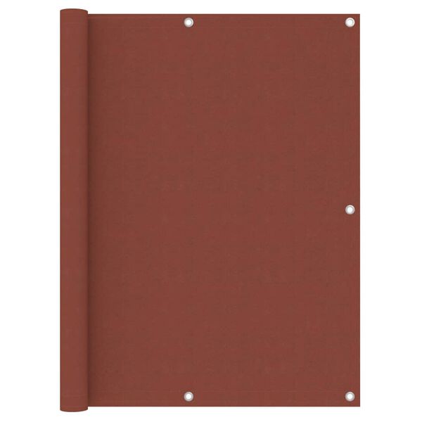 vidaXL terrakotta oxford-sz&ouml;vet erk&eacute;lyparav&aacute;n 120 x 400 cm