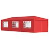 vidaXL Partys&aacute;tor 900 x 300 x 255 cm Piros PE &eacute;s ac&eacute;l
