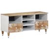 vidaXL t&ouml;m&ouml;r mang&oacute;fa TV-szekr&eacute;ny100x33,5x46 cm