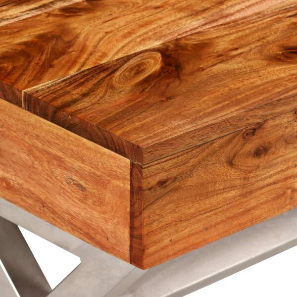 vidaXL t&ouml;m&ouml;r ak&aacute;cfa TV-szekr&eacute;ny fi&oacute;kokkal 140 cm