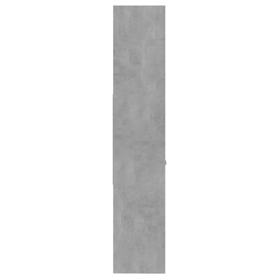 vidaXL betonszürke forgácslap könyvszekrény 60 x 35 x 180 cm