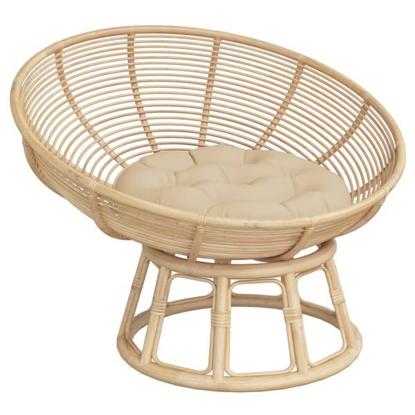 vidaXL b&eacute;zs oxford-sz&ouml;vet kerek p&aacute;rna &Oslash; 60 x 11 cm