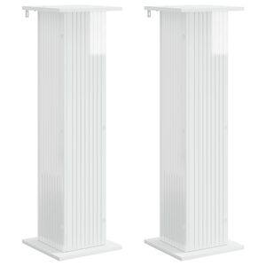vidaXL N&ouml;v&eacute;ny&aacute;llv&aacute;ny 2 pcs Magasf&eacute;nyű Feh&eacute;r 30,5 x 30 x 100,5 cm