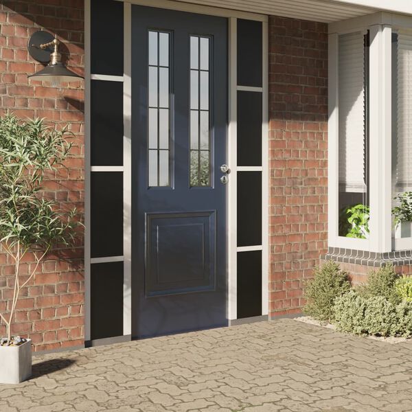 vidaXL matt fekete PVC statikus ablakf&oacute;lia 90 x 2000 cm