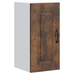 vidaXL konyhai fali szekr&eacute;ny Kalmar f&uuml;st&ouml;lt t&ouml;lgy fűr&eacute;szelt fa