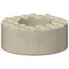 vidaXL Sz&eacute;k l&aacute;b padl&oacute; v&eacute;dők 2 db &Aacute;tl&aacute;tsz&oacute; &Oslash; 15 x 16 mm PVC