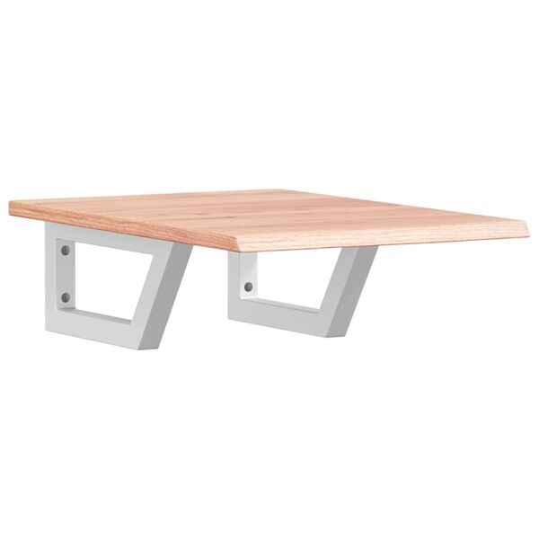 vidaXL ac&eacute;l &eacute;s t&ouml;m&ouml;r t&ouml;lgyfa falra szerelhető mosd&oacute;polc