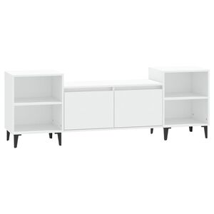 vidaXL feh&eacute;r szerelt fa TV-szekr&eacute;ny 160 x 35 x 55 cm
