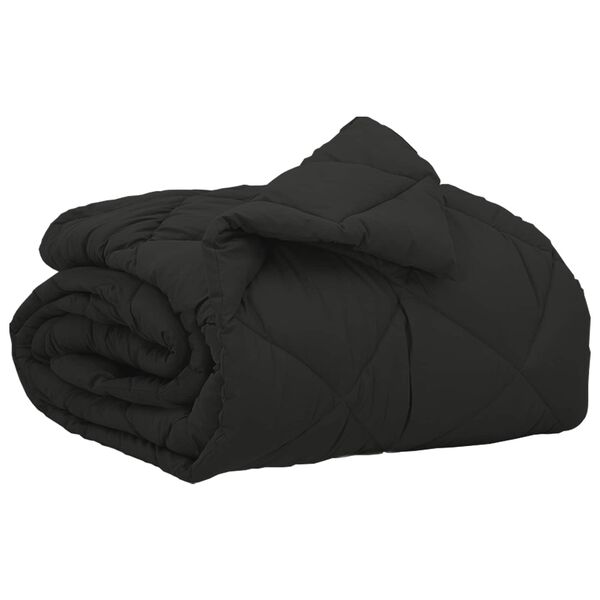 vidaXL Teljes &eacute;ves takar&oacute; Fekete 200 x 155 cm Mikrosz&aacute;l