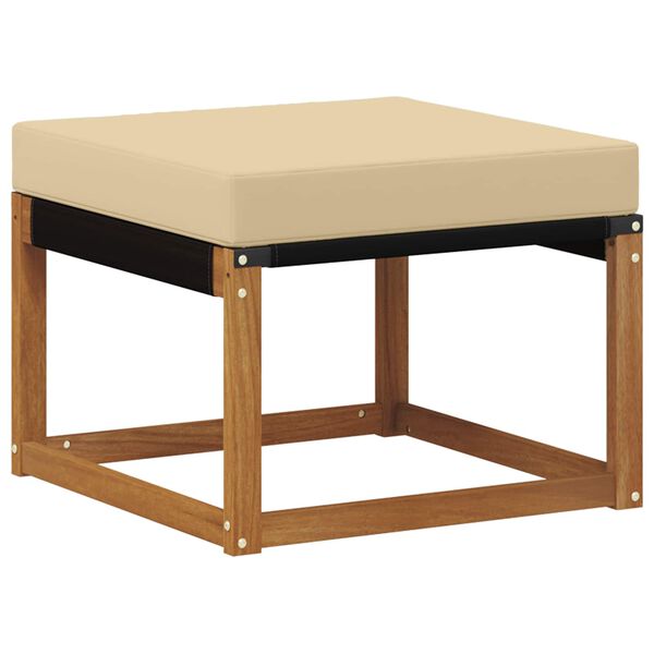 vidaXL K&uuml;lt&eacute;ri kanap&eacute; szett p&aacute;rn&aacute;val 6 pcs Term&eacute;szetes &eacute;s b&eacute;zs