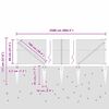 vidaXL Kerítés oszlopokkal Ezüst 0.8 x 25 m PVC-bevonatos acél