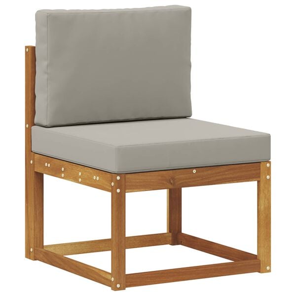 vidaXL K&uuml;lt&eacute;ri kanap&eacute; szett 5 pcs Term&eacute;szetes &eacute;s Vil&aacute;gossz&uuml;rke