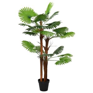 vidaXL Mesters&eacute;ges Legyező P&aacute;lmafa Z&ouml;ld 75 x 25 x 180 cm