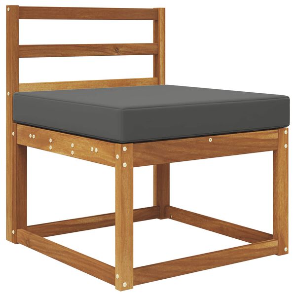 vidaXL K&uuml;lt&eacute;ri kanap&eacute; p&aacute;rna Antracit 60 x 60 x 8 cm Poli&eacute;szter