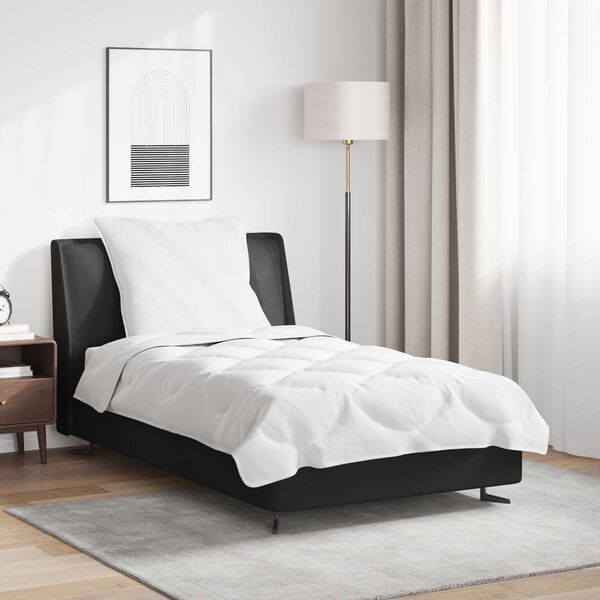 vidaXL Takaró szett párnával 2 pcs Fehér Mikroszálas