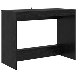 vidaXL &Aacute;gy&iacute;r&oacute;asztal Fekete T&ouml;lgy Szerelt Fa 100 x 45 x 75 cm