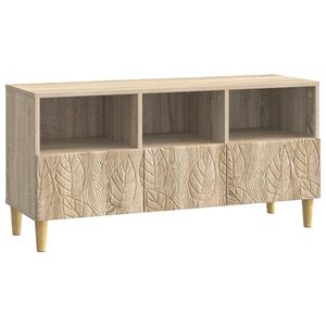 vidaXL TV szekr&eacute;ny 102 x 34,5 x 50 cm Sonoma T&ouml;lgy Szerelt Fa