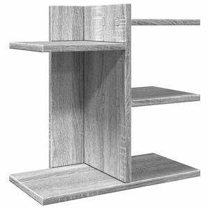 vidaXL sz&uuml;rke sonoma sz&iacute;nű szerelt fa asztali szervező 42x21,5x42 cm