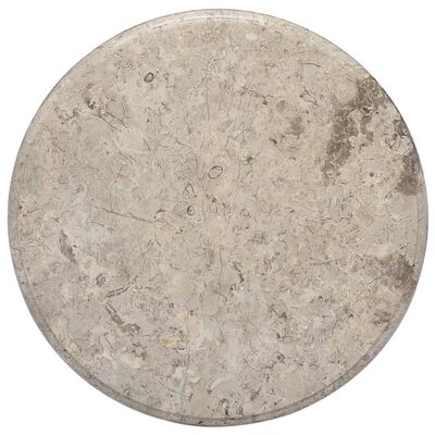 vidaXL szürke márvány asztallap Ø50 x 2,5 cm