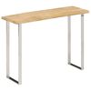 vidaXL t&ouml;m&ouml;r mang&oacute;fa konzolasztal term&eacute;szetes &eacute;llel 105 x 33 x 76 cm