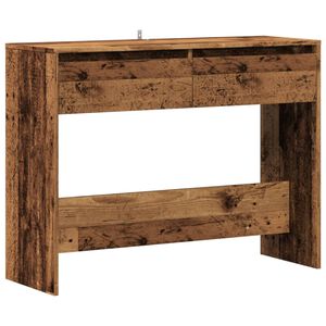 vidaXL sz&uuml;rke sonoma szerelt fa t&aacute;lal&oacute;asztal 100x35x76,5 cm