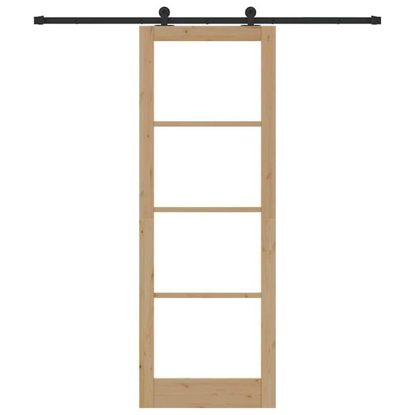 vidaXL Csúszó ajtó ORKDAL Természetes 83 x 232 cm