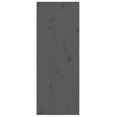 vidaXL szürke tömör fenyőfa faliszekrény 30 x 30 x 80 cm