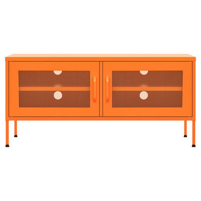 vidaXL narancssárga acél TV-szekrény 105 x 35 x 50 cm