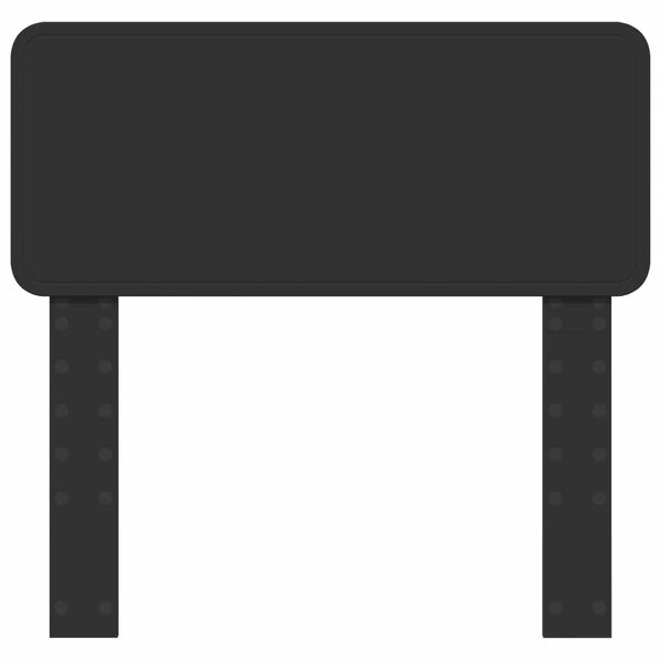 vidaXL Fejt&aacute;mla fejt&aacute;ml&aacute;val Fekete t&ouml;lgy 75 cm Faanyag