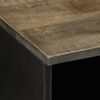 vidaXL fekete t&ouml;m&ouml;r mang&oacute;fa TV-szekr&eacute;ny 100 x 33 x 46 cm