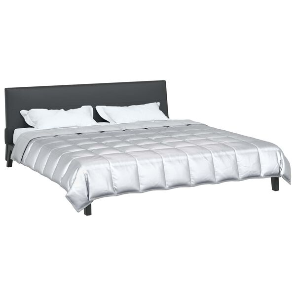 vidaXL Ny&aacute;ri Takarm&aacute;ny Ez&uuml;st 220 x 260 cm Satin &eacute;s Mikrosz&aacute;las