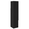 vidaXL Sarokszekr&eacute;ny Fekete 32x32x140cm Faanyag