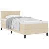 vidaXL Boxrug&oacute;s &aacute;gy p&aacute;rn&aacute;val fejt&aacute;ml&aacute;val Kr&eacute;m 90 x 200 cm sz&ouml;vet