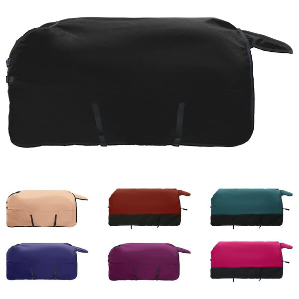 vidaXL L&oacute; Takar&oacute; S&ouml;t&eacute;t Z&ouml;ld &eacute;s Fekete 85 cm Poli&eacute;szter