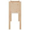 vidaXL 2 db tömör fenyőfa kerti virágtartó 70 x 31 x 70 cm
